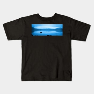 Loch Fleet-Blue Water Mist Kids T-Shirt